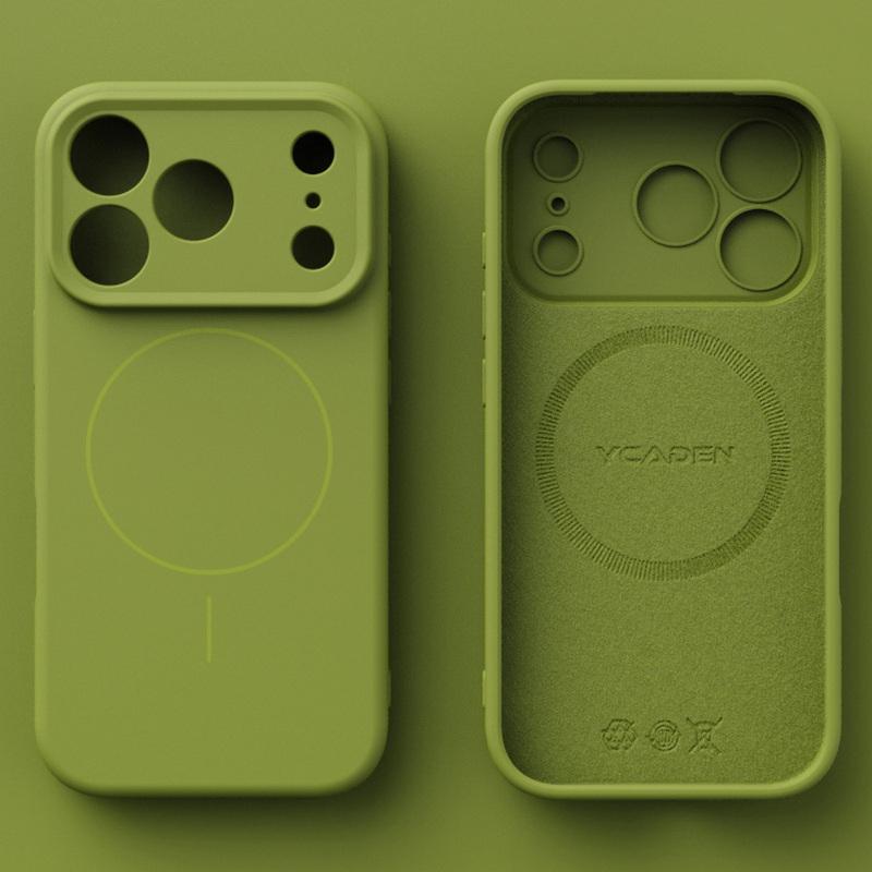 Для iPhone 17 Pro Max Чехол Магнитный Для Magsafe Жидкий Силикон Мягкая Крышка Coque Для iPhone 16 15 14 13 Pro Max 17E 16E