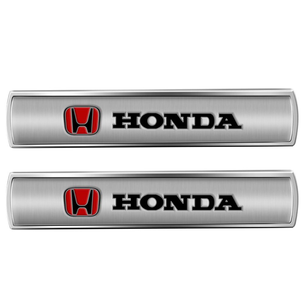 VFHJQ1 Car Styling 3D Metal Alloy Car Body Fender Side Window Emblem Stickers For Honda Mugen Typer ACCORD Avancier Airwave Civic FK8