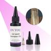UV Hair Extension Kit: 30g Fast-Curing Glue + 30ml Remover & Eye Shields | Waterproof Seamless Bonds | Complete Salon & Home System