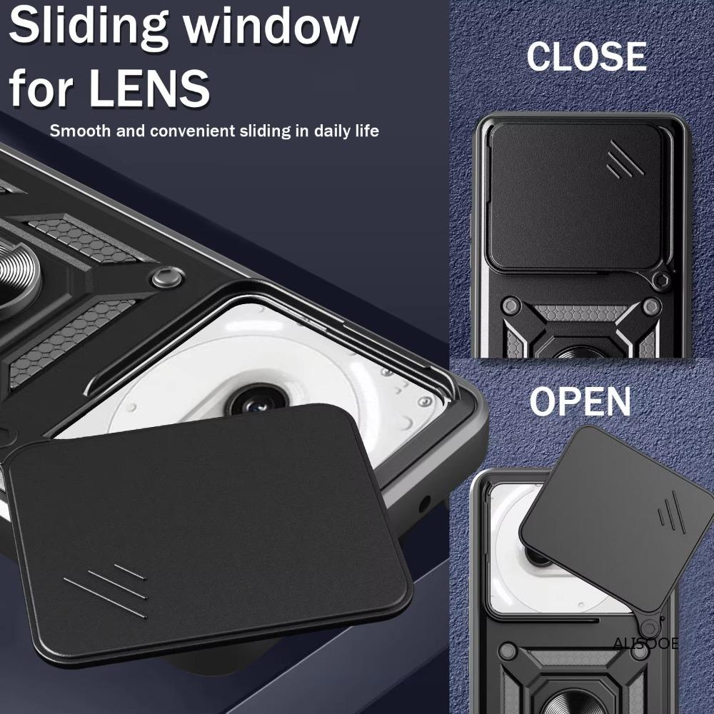Чехол для ZTE Nubia Neo 3 Чехол Слайд Кольцо для защиты объектива камеры Подставка Ударопрочная крышка для телефона для ZTE Nubia Neo3 Capa