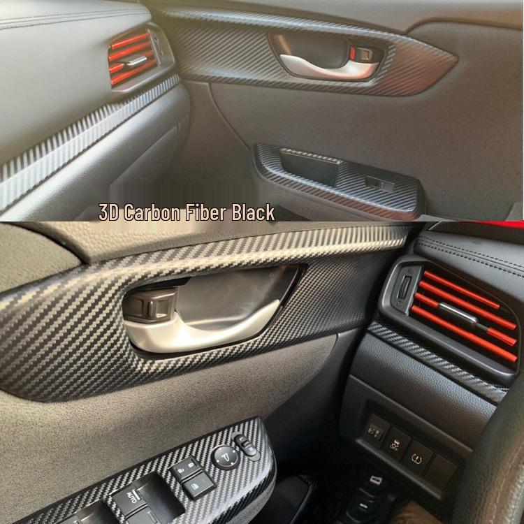 Honda Lingpai 19-20 Interior Sticker: Console & Gear Lever Decoration Film