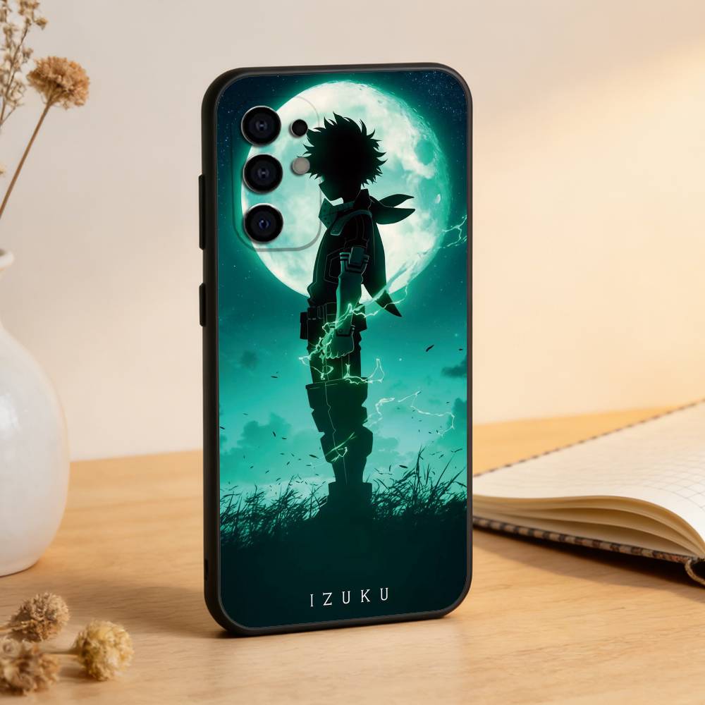 My Hero Academia Izuku Midoriya Phone Case For Samsung S25,S24,S21,S22,S23,S30,Ultra,S20,Plus,Fe,Soft Silicone Black Cover
