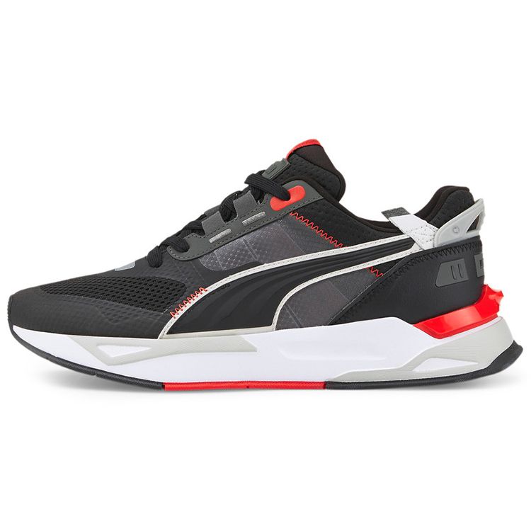 Puma Mirage Sport Tech Black High Risk Red Unisex Sneakers Quarry 383107-03