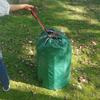 Heavy Duty Leaf Bag Reusable Yard Waste Bag Collapsible Lawn Bag Garden Leaf Collection Bag for Grass Clippings Branches