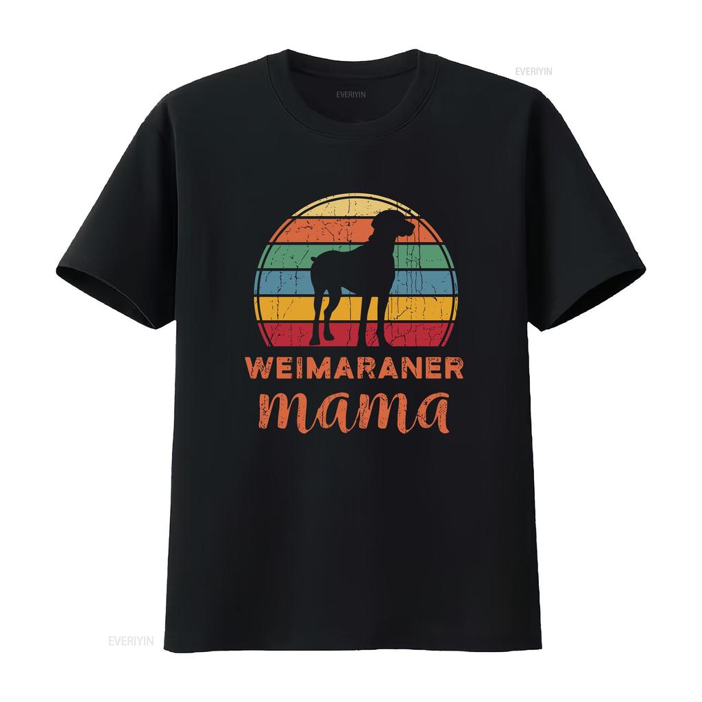 Weimaraner Mom T Shirt Pet Owner Weim Dog Lover Weimraner Mother vintage Washed Stretched Slightly Stylish Versatile Breathable