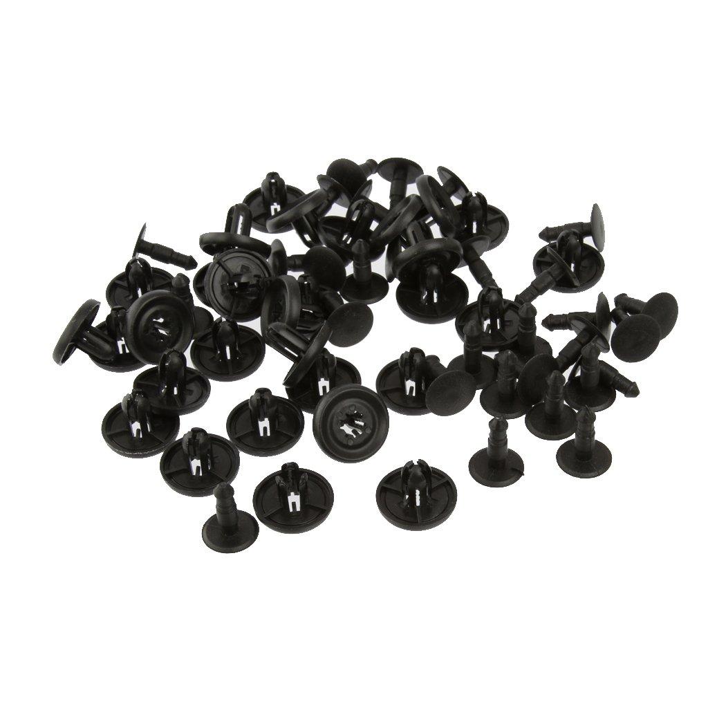 KOZEEY Push Engine Undercover Retention Clip Fasteners for Toyota Approximately 30 Pieces