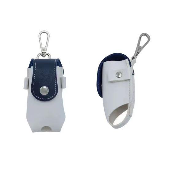 2 шт. сумки для мячей для гольфа, искусственная кожа, защитный чехол для мячей для гольфа, подвесная мини-сумка на талию для мячей для гольфа и тройников