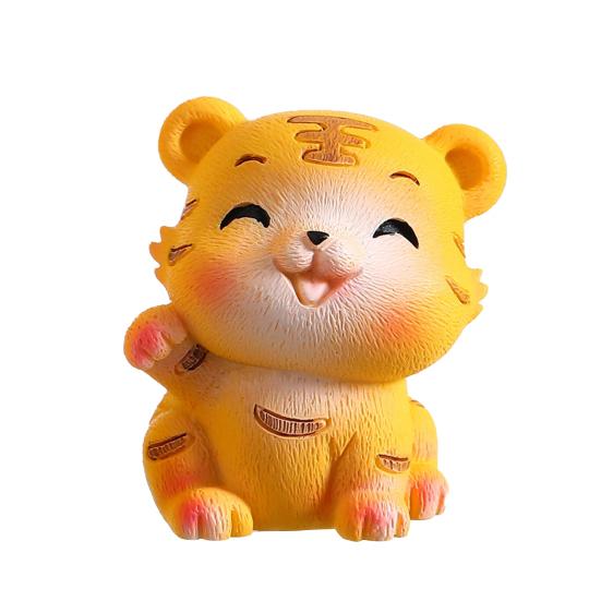 Симпатичная фигурка тигра с добрым смыслом, легкая, изысканная
