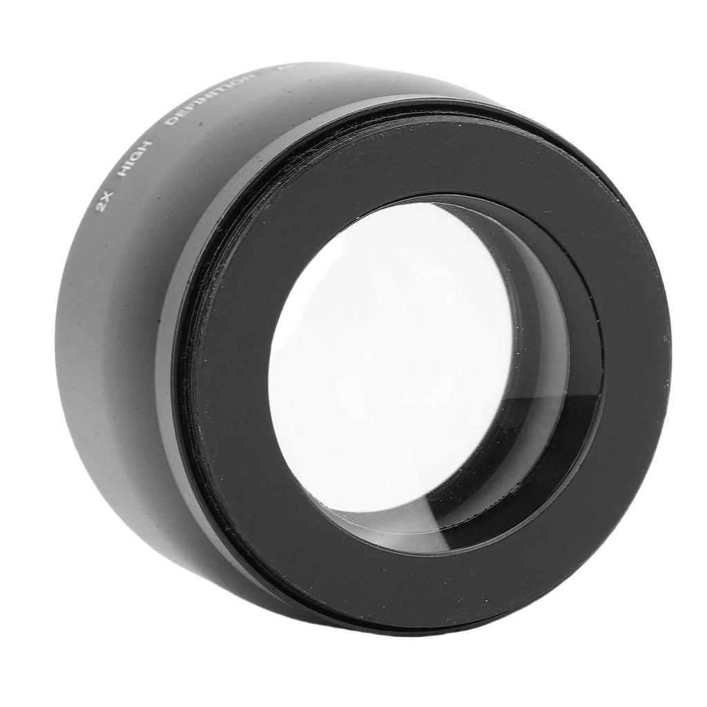 58 мм 2.0x Телеконвертер Оптическое стекло Алюминий 2X Увеличение Телеконвертер Удлинитель Конвертер для Беззеркальной Камеры