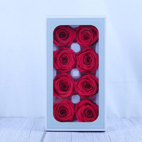 Yousheng 8 шт. консервированная роза красота неувядающая реалистичная вечная цветочная композиция подарок для украшения домашней вечеринки