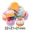 3D Hot Pot Egg Tart Bread & Cookie Resin Toy Playset