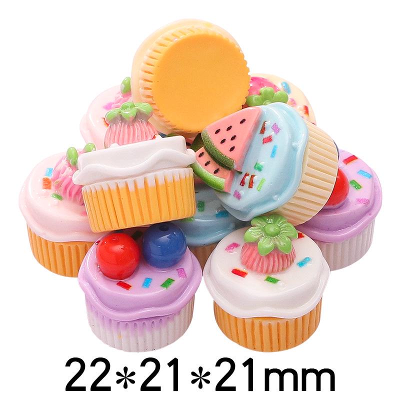 3D Hot Pot Egg Tart Bread & Cookie Resin Toy Playset