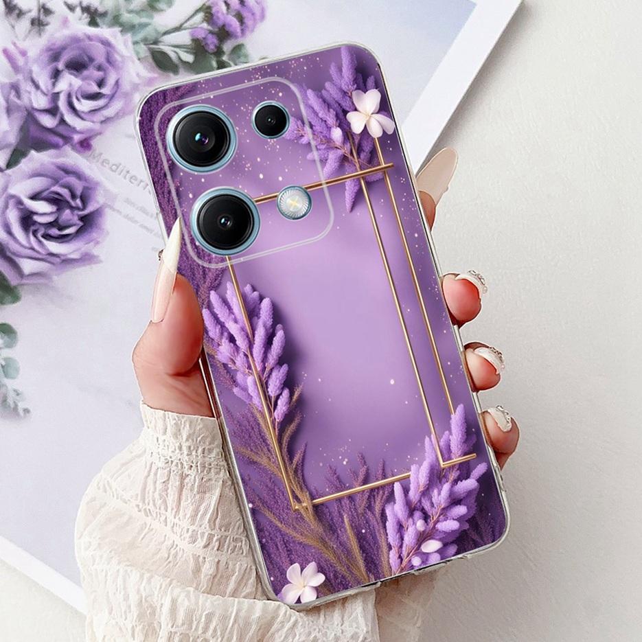 For Xiaomi Redmi Note 14S Case Stylish Butterfly Painted Cover 6.67'' Soft Silicone Phone Case For Redmi Note 14S Note14S Bumper