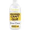 Жидкий клей ПВА - Creative Deco - 1 л - Универсальный Нетоксичный - Высыхает прозрачным - Многоцелевой
