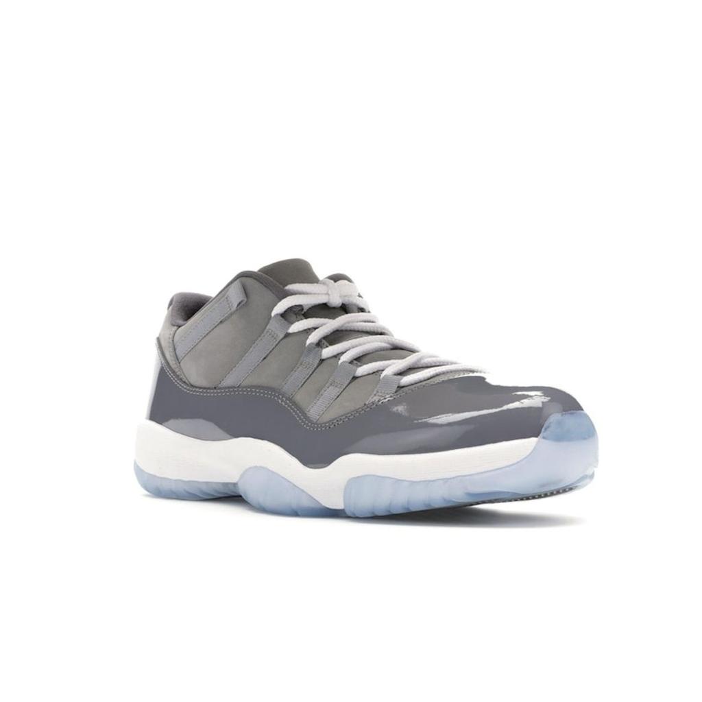 Air Jordan 11 Retro Low Cool Grey Men Sneakers Medium-Grey Gunsmoke-White 528895-003