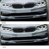 2pcs Headlight Eyebrow Strip Headlight Eyebrow Left Right Replacement for BMW 5 G30 G31 G38 F90 M5 525I 530I 540I 2017‑2021