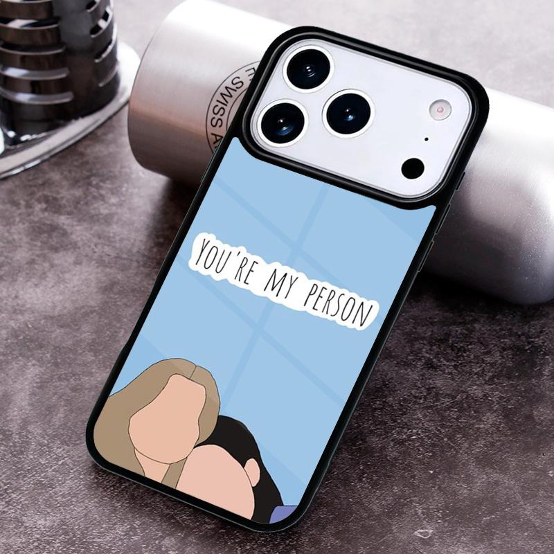 Чехол для телефона Greys Anatomy You are my person для iPhone 17 16 15 Pro Max Air 14 13 12 11 Plus Ударопрочный чехол