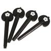 4Pcs Ebony Wood Cello Tuning Peg Tuner Cello Pegs Cello Shaft Handle Musical Intruments Parts & Accessories Enduring