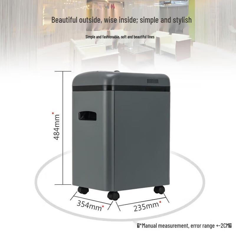 AURORA High-Security Office Paper Shredder