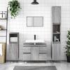 VidaXL Bathroom Cabinet Sonoma Grey 80x33x60 Cm Engineered Wood 831658