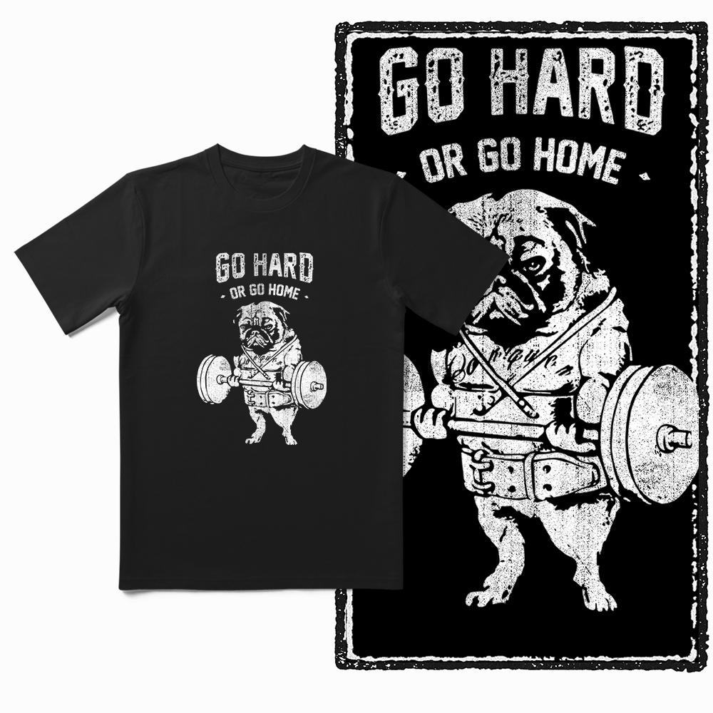 Летняя мужская футболка из 100% чистого хлопка для фитнеса с круглым вырезом большого размера, крутая принтованная черная, мягкая и дышащая, с коротким рукавом