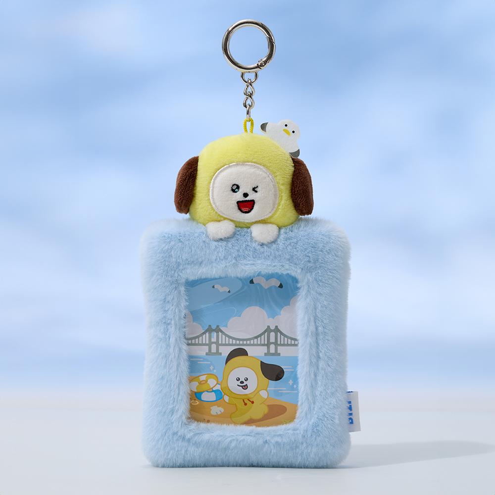 [[LINE FRIENDS] BT21 Кукла из Пусана Держатель для фотокарточек Брелок