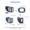 Dash Cam Rearview Camera Lens Silicone Soft Sunshade Cover, Rain and Snow Protection Cover, Dustproof, Sun Protection Case