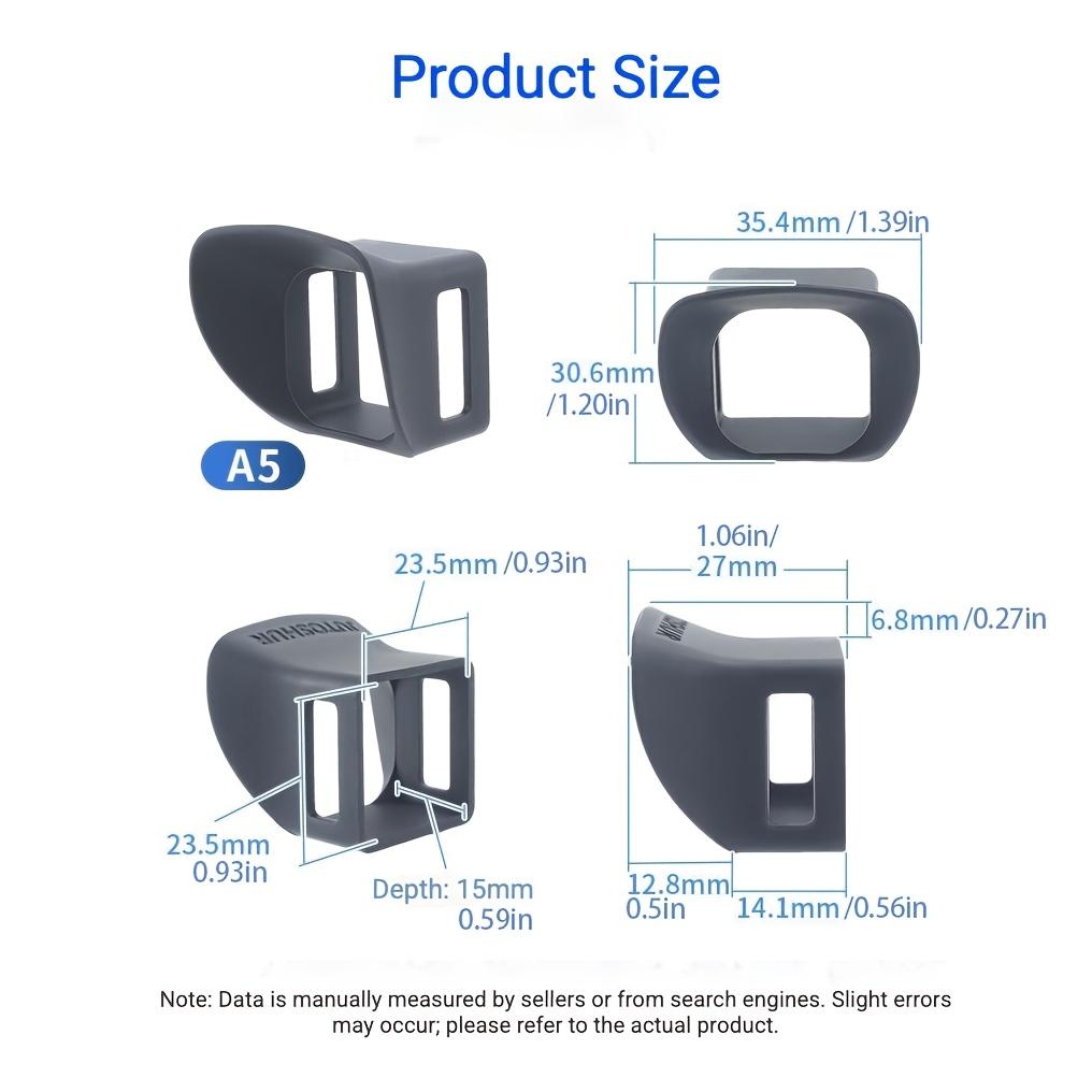 Dash Cam Rearview Camera Lens Silicone Soft Sunshade Cover, Rain and Snow Protection Cover, Dustproof, Sun Protection Case