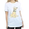 Disney Womens/Ladies Pluto Sitting Cotton Boyfriend T-Shirt