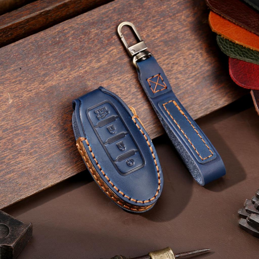 2020 новая сумка для ключей от машины подходит для Nissan Xuanyi Teana Qijun Tiida кожаная сумка для ключей ручной работы