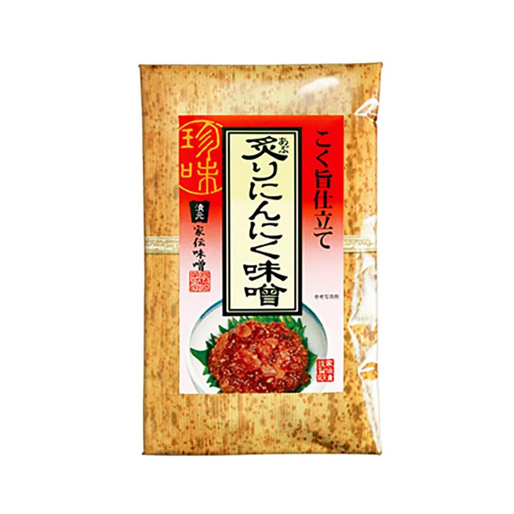 Традиция семьи Цукемото с жареным чесноком и богатым вкусом мисо с жареным чесноком и богатым вкусом (бамбуковая бумага) (3 шт., мисо)