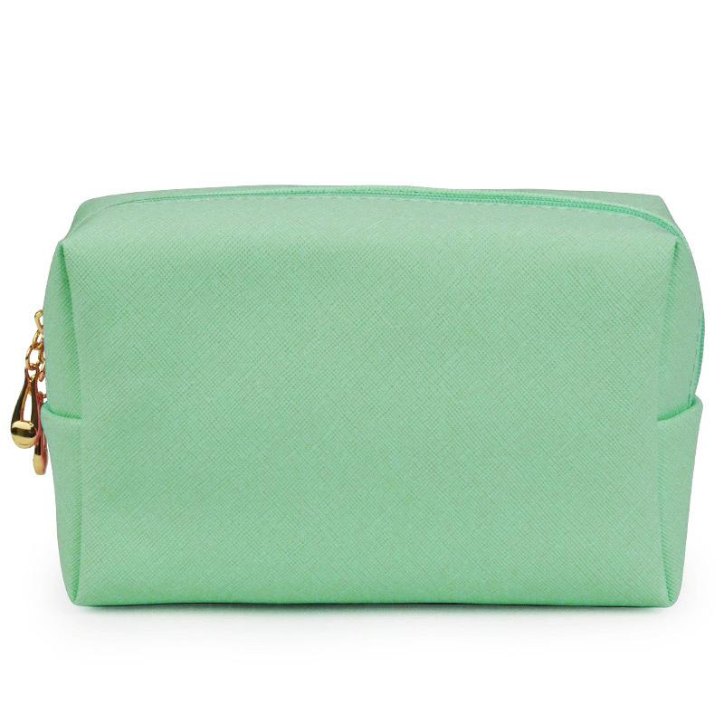 Travel Makeup Bag Portable Outdoor Storage Bag Wash Bag, Small Size PU Waterproof Shell Makeup Bag