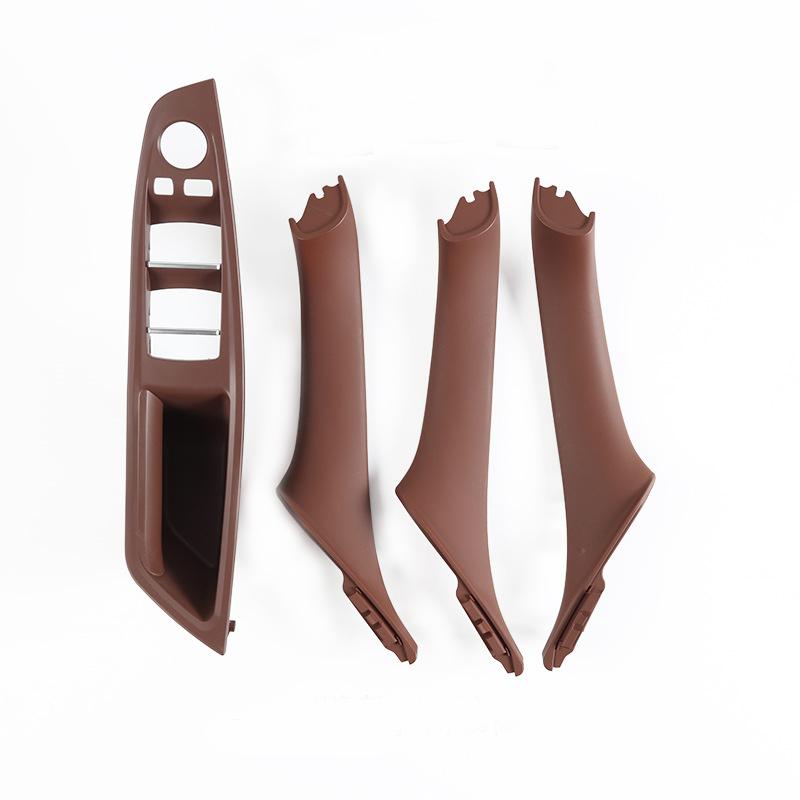 Carbon Fiber Inner Handle for F10 F11 F18 BMW 5 Series Armrest Pull Trim Cover 7 Pcs Set 51417225875 51417261933 51417225879