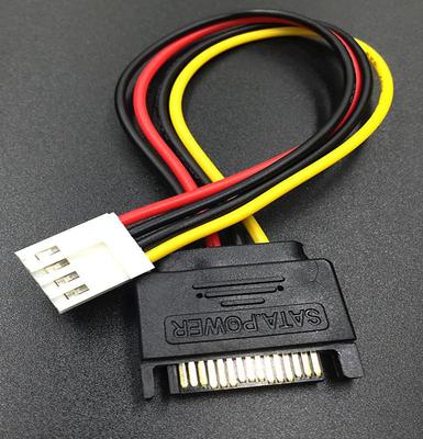 Кабель питания SATA: Адаптер 4PIN на 15PIN