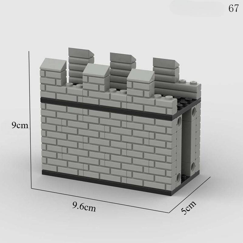 Нетоксичный Набор Строительных Блоков Moc Средневековая Древняя Сторожевая Башня Замок Расширение Военная Оборонительная База Солдаты Городская Игрушка Для Детей Подарок на День Рождения