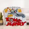 Tom & Jerry Phone Case CoverBlanket Flannel Throw Blanket for Sofa, Bed, Travel, Camping, Office