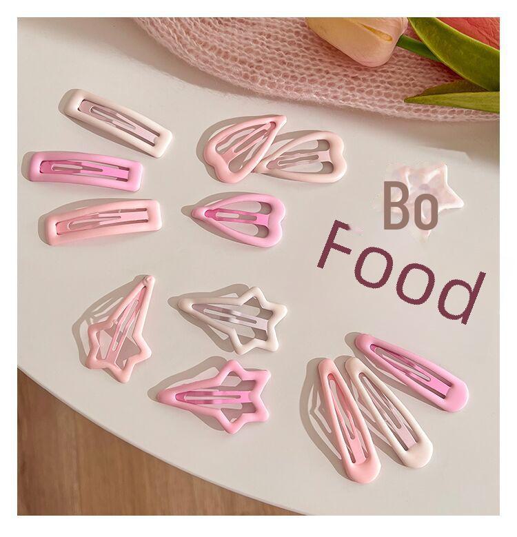 3-Piece Gradient Color Pink Shooting Star Hairpin Set