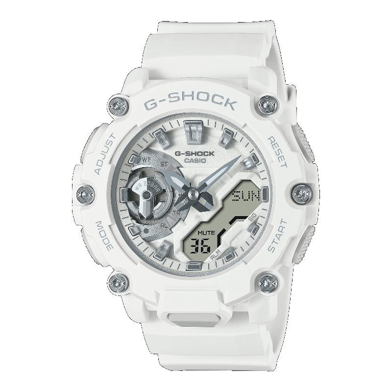 Casio Мужские часы G-SHOCK, смола, водостойкость 200 м, цифровые, ударопрочные, кварцевые, GMA-S2200M-7A