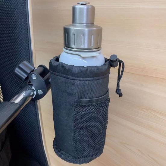 Изолированный держатель для чашки из ткани Оксфорд со сливным зажимом для велосипеда, лодки, квадроцикла, водостойкий держатель для напитков для приключений на открытом воздухе