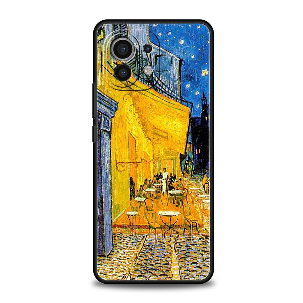 Чехол для телефона «Звездная ночь Ван Гог» для Xiaomi 14 13 12 11 Lite 13T 12T 11T Pro 9T Mi Poco X6 X5 M3 X3 Pro F5 F4 F3 5G, черный чехол