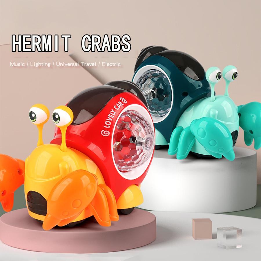 Luminous Snail Toy,Baby Electric Snail Toy, 2025 New Crawling Snail Toys,Musical Crawling Toys,Moving Interactive Sensory Toy