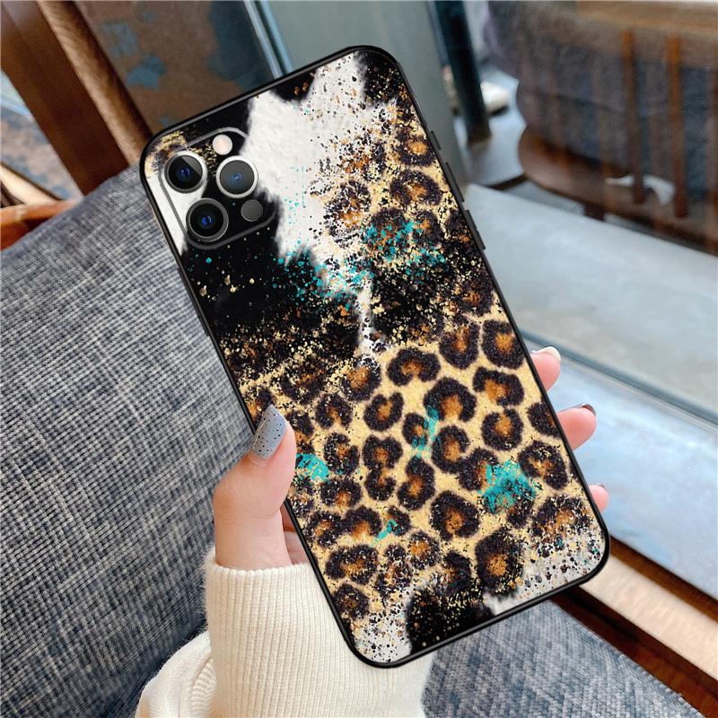 Чехол с леопардовым принтом для iPhone 17 Pro Max 17Pro 17 Air Силиконовый чехол Capa