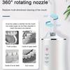 USB Charging Oral Irrigator, 360 ° Rotating Nozzle - Deep Cleaning of Teeth and Gums, Interchangeable Head, Suitable for Home an