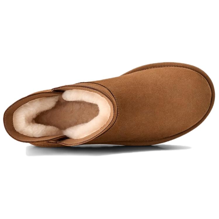UGG Женские Классические Ультра Мини Платформа Каштановые 1174514-CHE