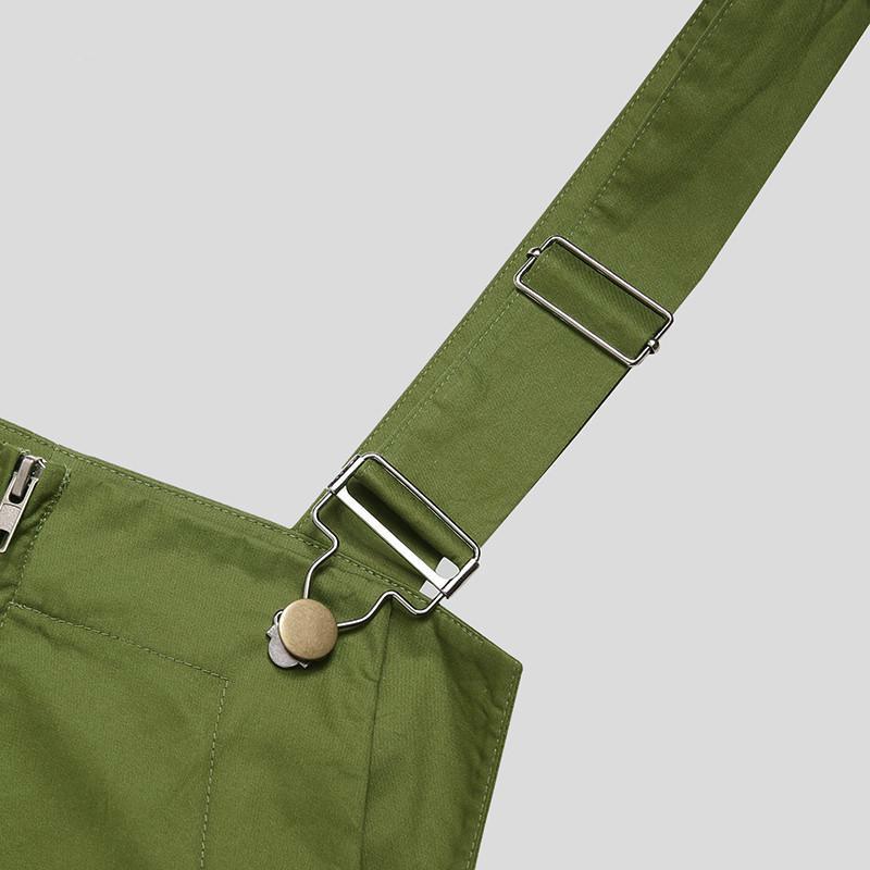 Men's Casual Overalls Fashion Men Strap Wide Legs Long Pants Jumpsuits Dungaree Bib Cargo Trousers Overalls Plus Size