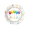 Procos Swirl Happy Birthday Disposable Plates (Pack of 8)