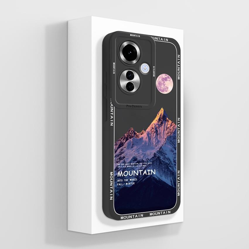 Для Oppo F25 Pro F23 Realme 11 Pro+ 11x C11 C15 C20 C21 Чехол для телефона Милые узоры с лепестками цветов и медведями Мягкий жидкий силикон Противоударный чехол Для Oppo Накладка