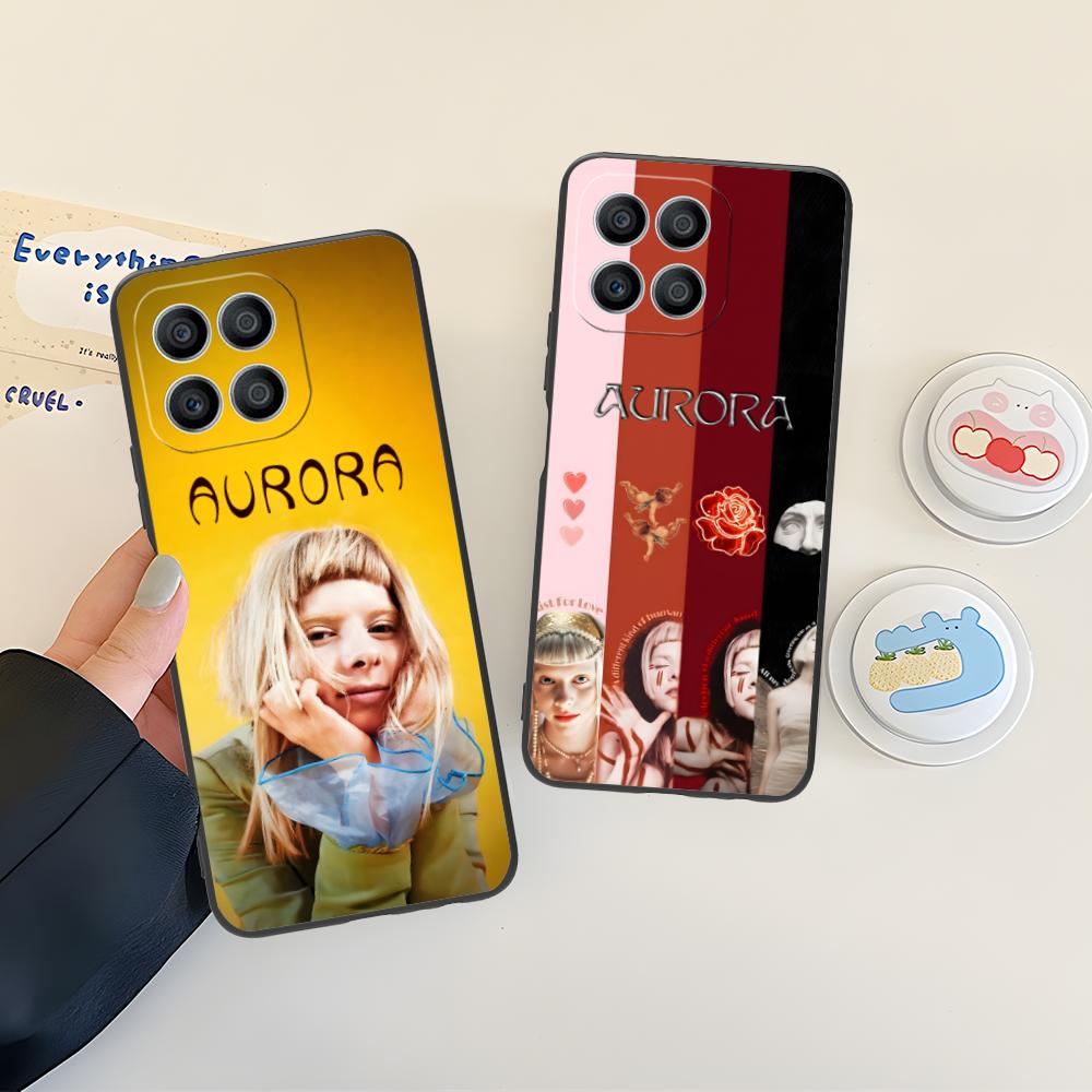 Матовый ТПУ чехол для мобильного телефона Aurora Aksnes для Honor 90 80 70 60 50 30 20 10 9 8 7 Pro S SE Lite 5G Цветная печать