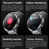 2025 New Uric Acid Blood Pressure Blood Oxygen Body Analysis Smart Watch ECG+PPG Clock Bluetooth Call Smart Watch Men Fatigue Monitoring