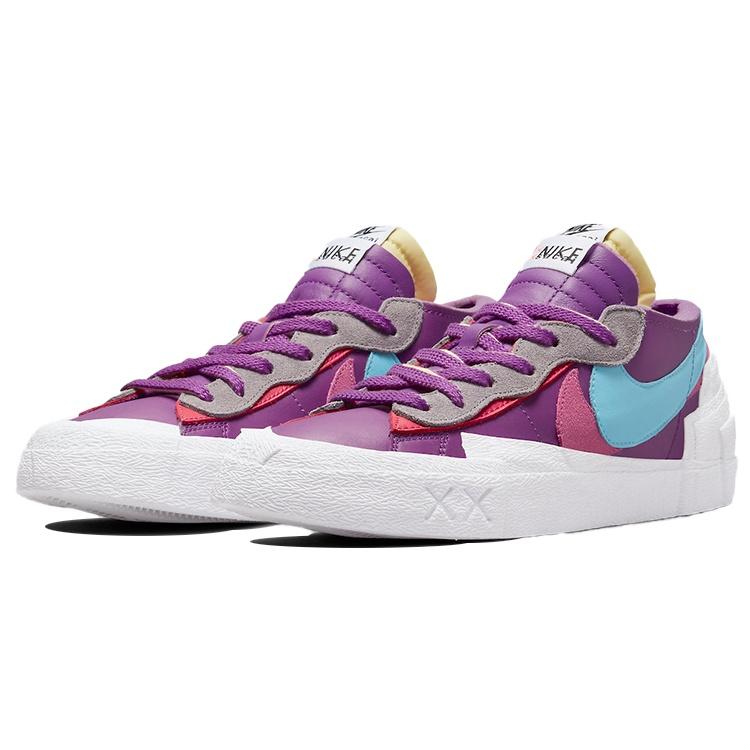 Nike X sacai x KAWS Blazer Low 'Фиолетовый закат' Мужские DM7901-500